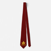 Canada Souvenir Stropdas Fun Canada Maple Leaf Str (Voorkant)