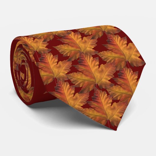 Canada Souvenir Stropdas Gold Canada Maple Leaf Ne (Opgerold)