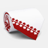 Canada Souvenir Stropdas Red Maple Leaf Canada Nec (Opgerold)