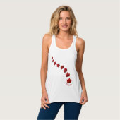 Canada Souvenir Tanktop Canada Maple Leaf Topjes (Volledige Voorkant)