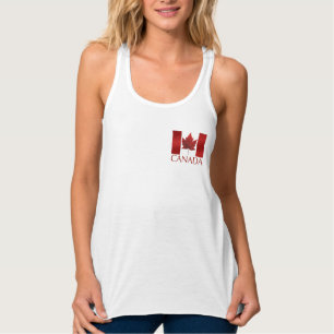 Canada Souvenir Tanktop Canada Maple Leaf Topjes