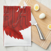 Canada Souvenir Towel Canadian Tea Towel Decor Theedoek (Quarter Fold)