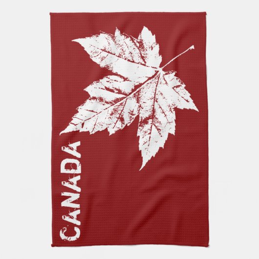 Canada Souvenir Towel Canadian Tea Towel Decor Theedoek (Verticaal)