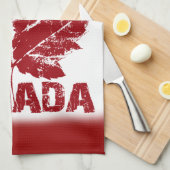 Canada Souvenir Towel Canadian Tea Towel Decor Theedoek (Quarter Fold)