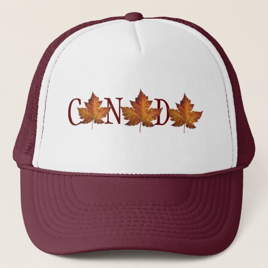 Canada Souvenir Trucker Pet Maple Leaf Canada Pett (Voorkant)