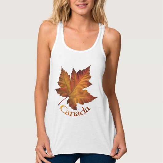 Canada Souvenir Women's Tanktop Canada Shirt (Voorkant)