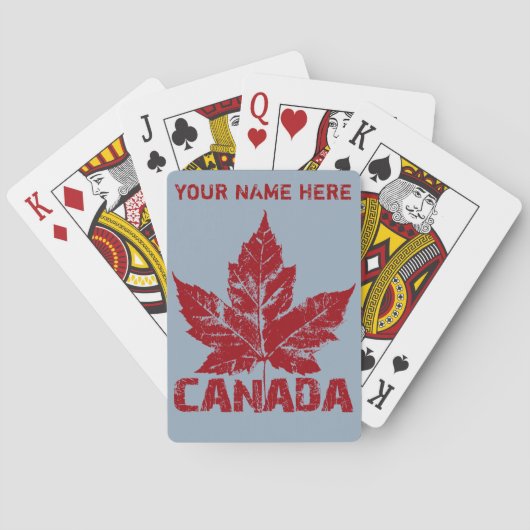 Canada-speelkaarten (Canada Custom Souvenir Cards) Speelkaarten (Achterkant)