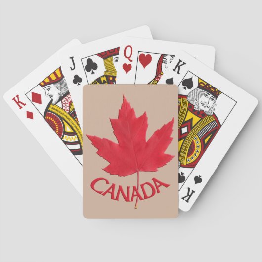 Canada-speelkaarten Canada Custom Souvenir-kaarten Pokerkaarten (Achterkant)