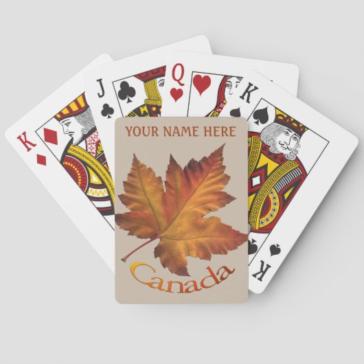 Canada-speelkaarten Canada Custom Souvenir-kaarten Pokerkaarten (Achterkant)