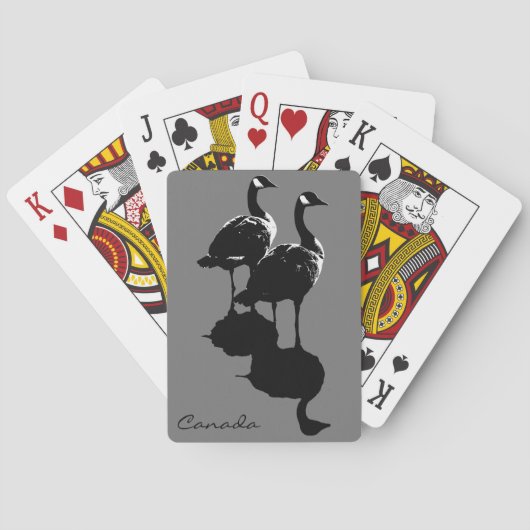 Canada-speelkaarten Canada Goose Custom Cards Speelkaarten (Achterkant)