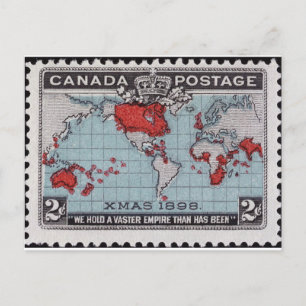 Canada stempel 1890s briefkaart