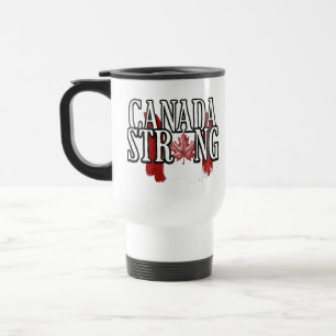 Canada Sterke Canadese Vlag Esdoornblad Reisbeker