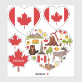 CANADA STICKERS (Vel)
