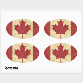 Canada-Stickers Ovale Sticker (Vel)