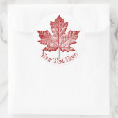 Canada Stickers Personalized Maple Leaf Stickers (Tas)