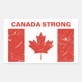 Canada Strong Rechthoekige Sticker