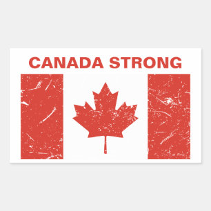 Canada Strong Rechthoekige Sticker