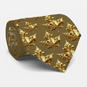 Canada Stropdassen Gold Medal Canada Maple Leaf Ne (Opgerold)