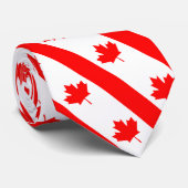 Canada Stropdassen, mode Canadese vlag, bedrijf Stropdas (Opgerold)