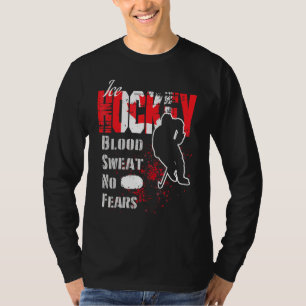 Canada Supporter Blood Sweat Geen angst voor ijska T-shirt