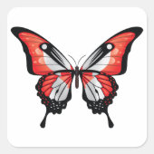 Canada Swallowtail Vlinder Vlag Sticker (Voorkant)