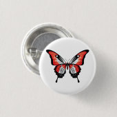 Canada Swallowtail Vlinder Vlag Sticker Ronde Button 3,2 Cm (Voorkant /achterkant)