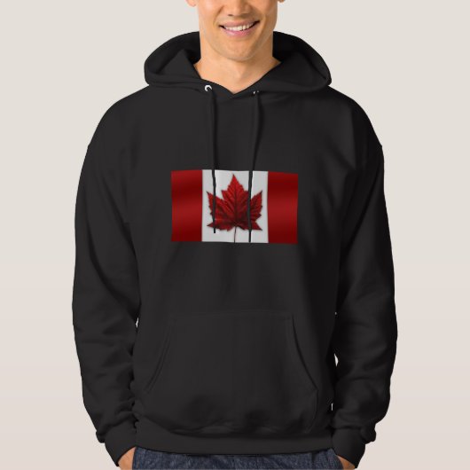 Canada Sweat à capuche Drapeau Canada (Devant)