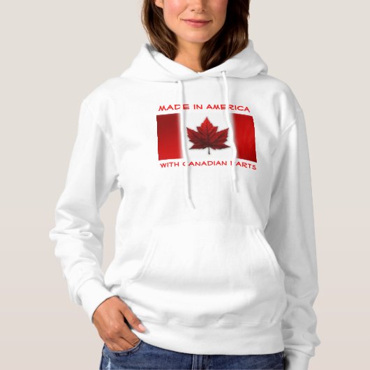 Canada Sweat - shirt à capuche American Made in Ca (Devant)