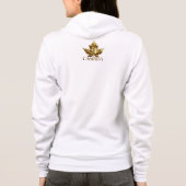 Canada Sweat - shirt à capuche or Feuille d'érable (Dos)