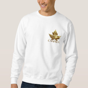 Canada Sweatshirt Gold Canada Souvenir Sweatshirt