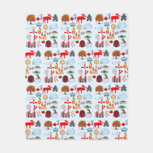 Canada Symbolen Fleece Deken