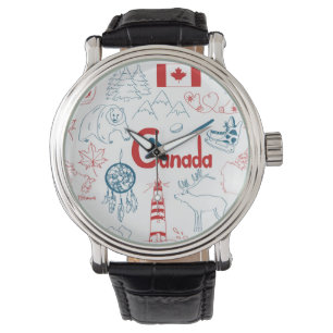 Canada   Symbolen Patroon Horloge