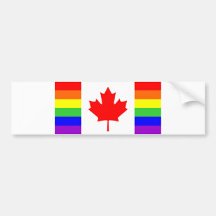 canada : symbool van homoseksuele homoseksuelen bumpersticker