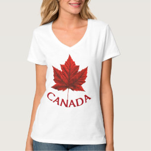 Canada T-Shirt Canada Maple Leaf T-shirt voor dame