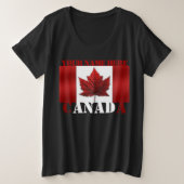 Canada T-shirt Gepersonaliseerd Plus Size Nederlan (Design voorkant)