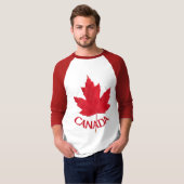 Canada T-Shirts Stencil Canada Maple Leaf Shirt (Voorkant volledig)