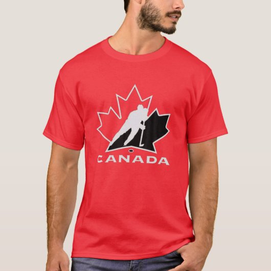 Canada T, T-shirt Canadien, Drapeau Canada, Canada (Devant)