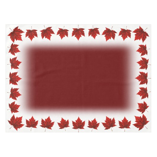 Canada Tablecloth Canada Maple Leaf Tablecloth Tafelkleed (Voorkant (Horizontaal))
