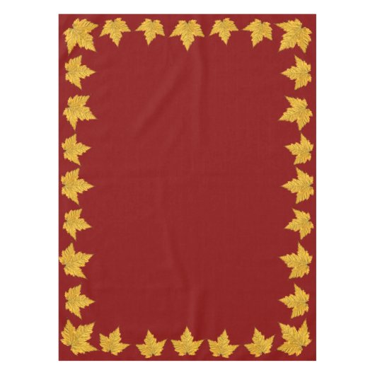 Canada Tablecloth Canada Maple Leaf Tablecloth Tafelkleed (Voorkant)