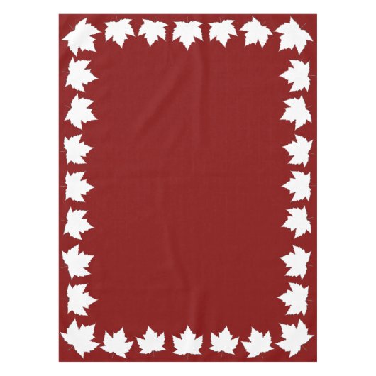 Canada Tablecloth Canada Maple Leaf Tablecloth Tafelkleed (Voorkant)