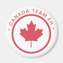 Canada Team EH Round Magnet Magneet