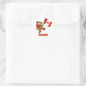 Canada Teddy Bear Sticker (Tas)