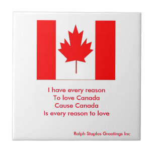 Canada Tegeltje