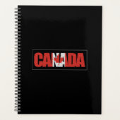 Canada, texte rouge et blanc et feuille d'érable, (Devant)