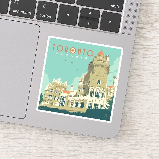 Canada | Toronto, Casa Loma Sticker (Detail)