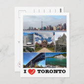 Canada - Toronto - I Love - Briefkaart (Voorkant / Achterkant)