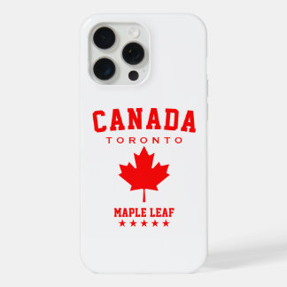 Canada Toronto Maple Leaf Retro Patriottisch iPhone 15 Pro Max Hoesje