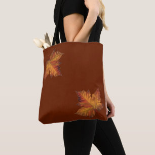 Canada Tote Tassen Gouden Esdoornblad Souvenir Tas