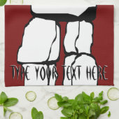 Canada Towel Aangepaste Vancouver Tea Towel Theedoek (Gevouwen)