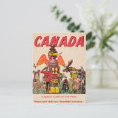 Canada Travel Briefkaart (Staand voorkant)
